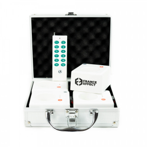 jet de scène blanc déclencheur