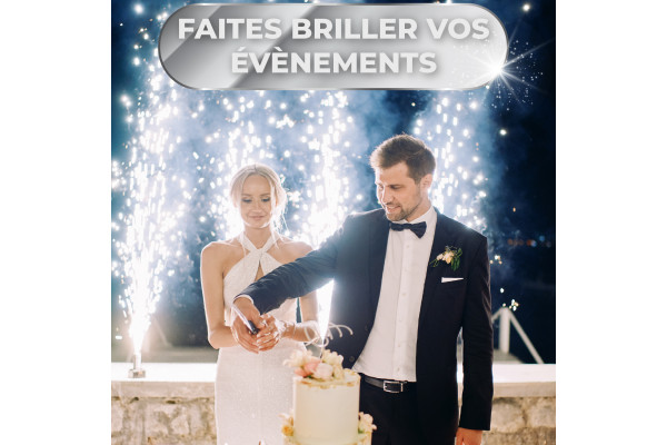 étincelles froides mariage