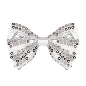 noeud papillon argentees