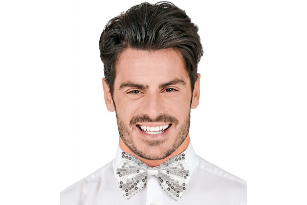 noeud papillon argentees homme