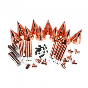 Kit Cotillons Rose gold 10 personnes - France Effect