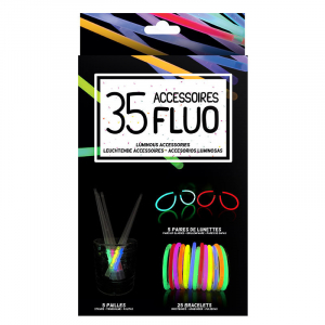 Kit 35 accessoires fluo...