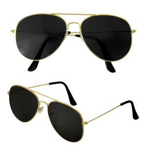 Lunettes pilote - Verres noirs - France Effect