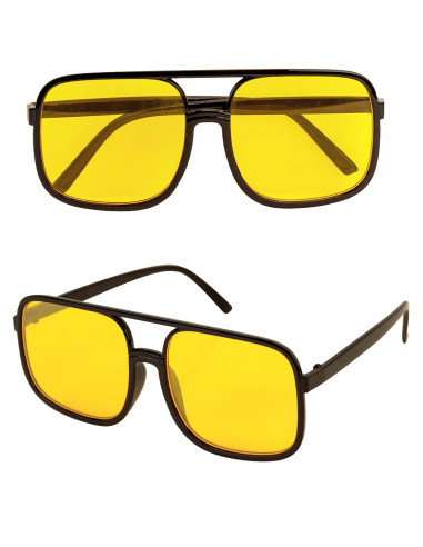 Lunettes années 90's - Verres jaunes - France Effect