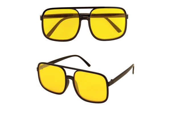 Lunettes années 90's - Verres jaunes - France Effect