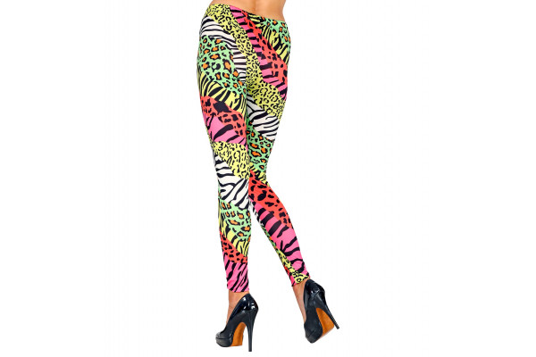 Legging années 80's motif animalier - France Effect