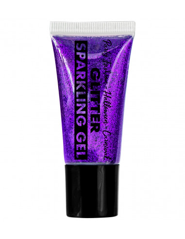 Gel corps et visage glitter violet - France Effect