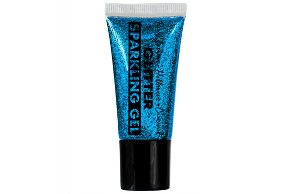 Gel bleu corps et visage à paillettes - France Effect