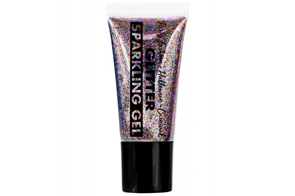 Gel multicolore corps et visage à paillettes