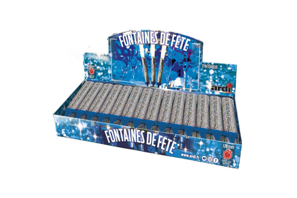 Lot de 28 Fontaines de Fête - 120mm