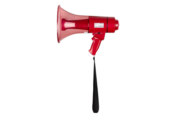 megaphone rouge vonyx exterieur