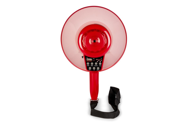 megaphone rouge vonyx record sirene