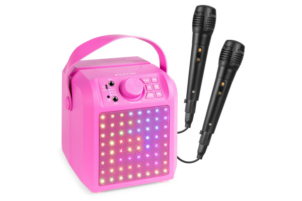 enceinte karaoke rose