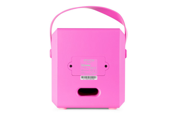 enceinte karaoke rose effet