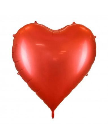 Ballon aluminium XXL coeur rouge France Effect