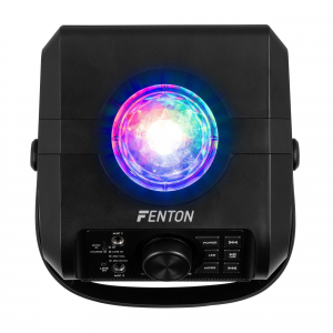 Enceinte Karaoké Feton 50 W Avec Micro - Bluetooth, Effets LED RGB, Dôme - Noir - Neuf Sous Emballage