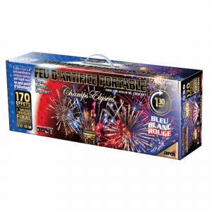 Feu d'artifice portable CHAMPS-ÉLYSÉES BLEU BLANC ROUGE - 1min30 - France Effect