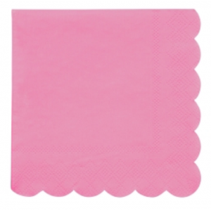 serviettes table corail