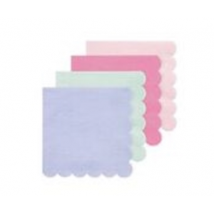 serviettes de table festonnees