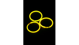 Bracelet lumineux jaune