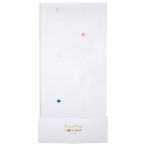 nappe étoiles multicolores