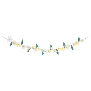 guirlande de marguerites blanches