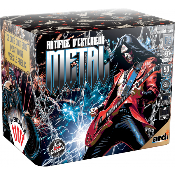 Feu d'Artifice ARDI® RECORDS - METAL®...