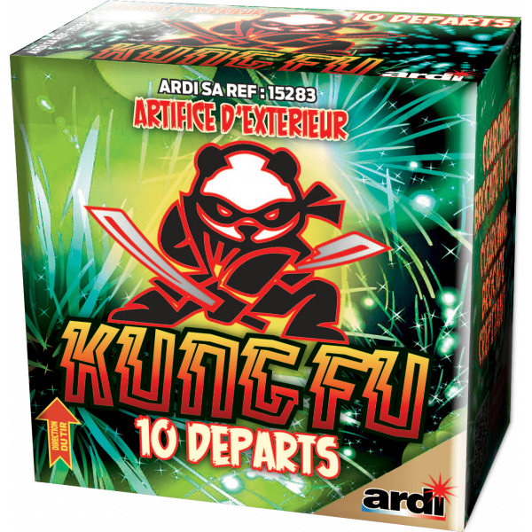 Feu d'Artifice KUNG-FU® - Compact 10...