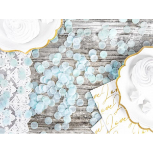 confettis de table bleu 2