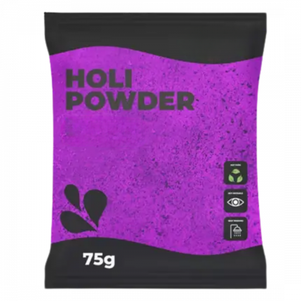 Poudre Holi VIOLET- Sachet 75 grammes