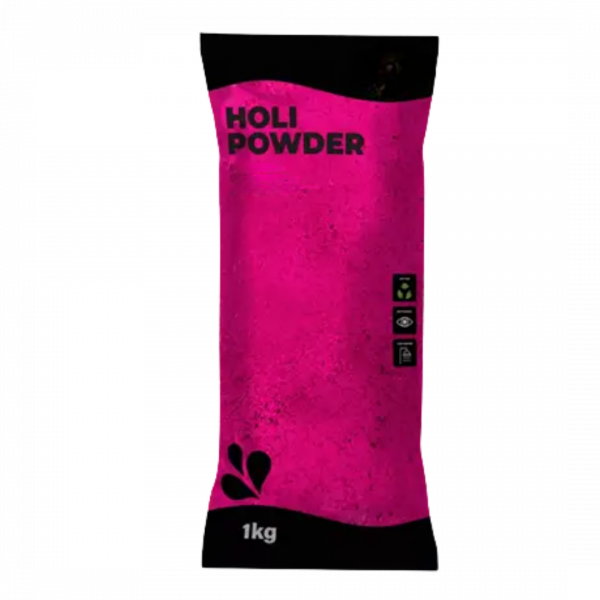 Poudre Holi Rose - Sachet de 1kg