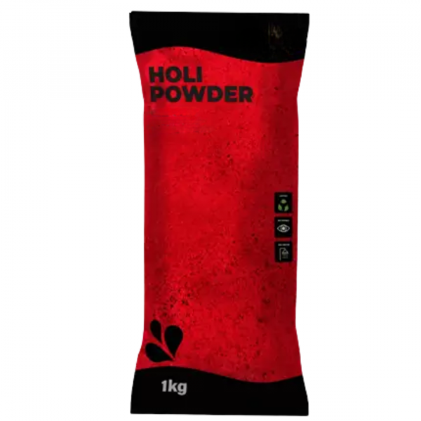 Poudre Holi Rouge - Sachet de 1kg
