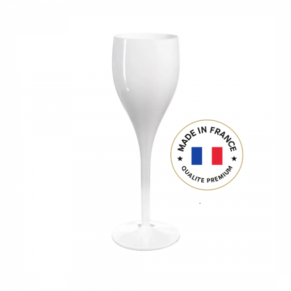 Flûte à Champagne Blanche 12 cl...