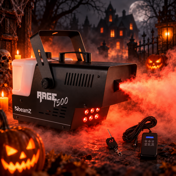 BeamZ - Machine à fumée RAGE 1500 LED...