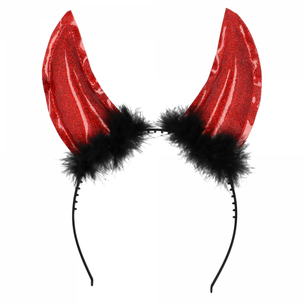 Serre-Tête Diablesse Rouge – Cornes de Diable Halloween