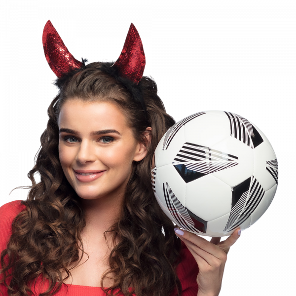 Serre-Tête Diablesse Rouge – Cornes de Diable Halloween