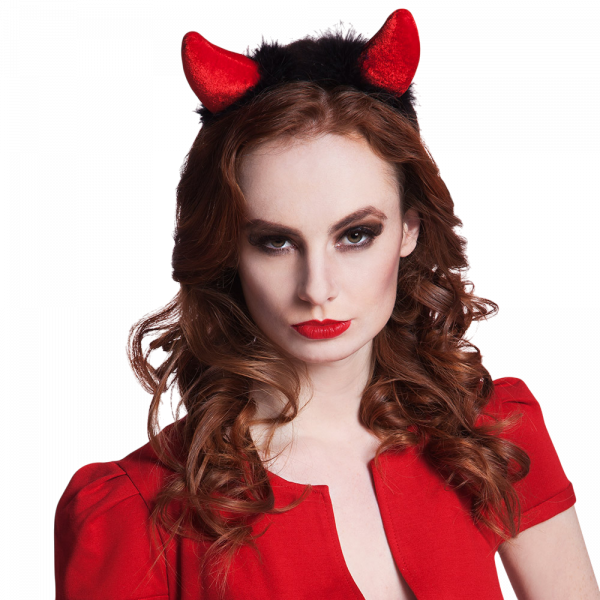 Serre-Tête Cornes de Diable – Accessoire Halloween