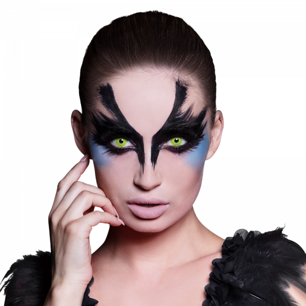Lentilles Yeux Jaunes Corbeau – Lentilles Halloween