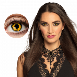 Lentilles Jaunes et Noires Twilight – Lentilles Halloween
