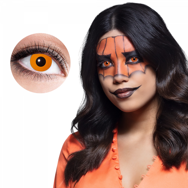 Lentilles Orange Citrouille – Lentilles Halloween