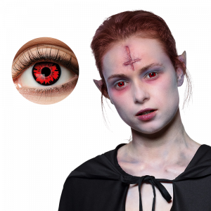 Lentilles Rouges Vampire – Lentilles Halloween