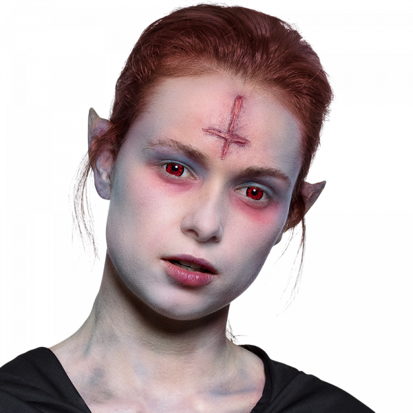 Lentilles Rouges Vampire – Lentilles Halloween