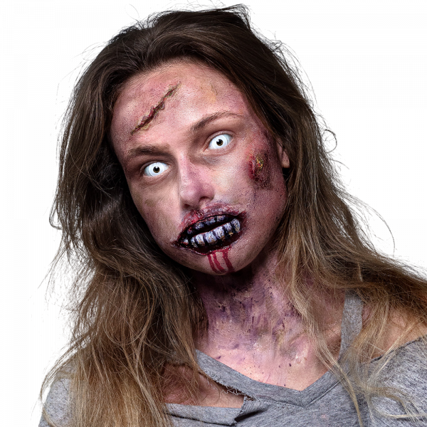 Lentilles Yeux Blancs Zombie – Lentilles Halloween