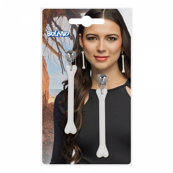 Boucles d’Oreilles Pendantes Os – Femme des Cavernes