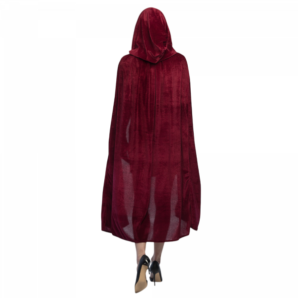 Cape Rouge Bordeaux 170 cm – Déguisement Halloween