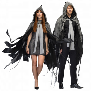 Cape Grise – Déguisement Halloween