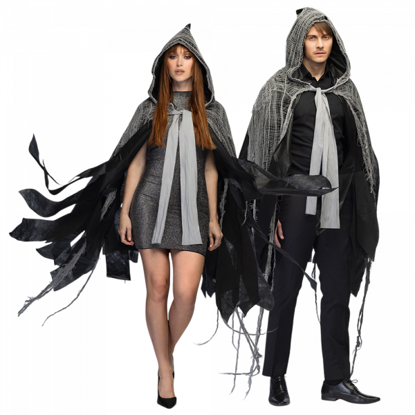 Cape Grise – Déguisement Halloween