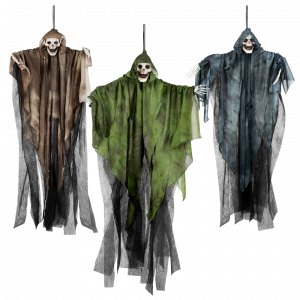 Fantôme Tête de Mort à Suspendre 65 cm – Décoration Halloween