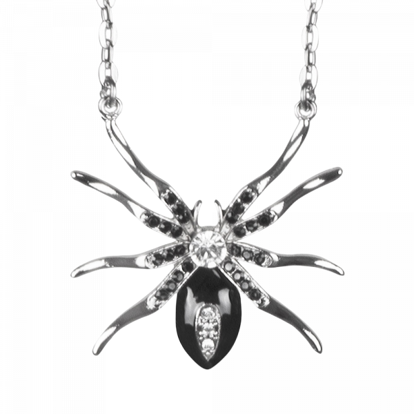 Collier Araignée Black Widow – Bijou Halloween