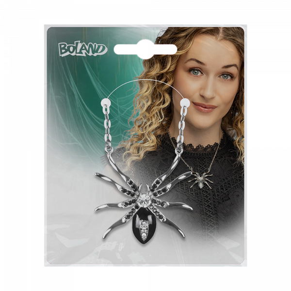 Collier Araignée Black Widow – Bijou Halloween